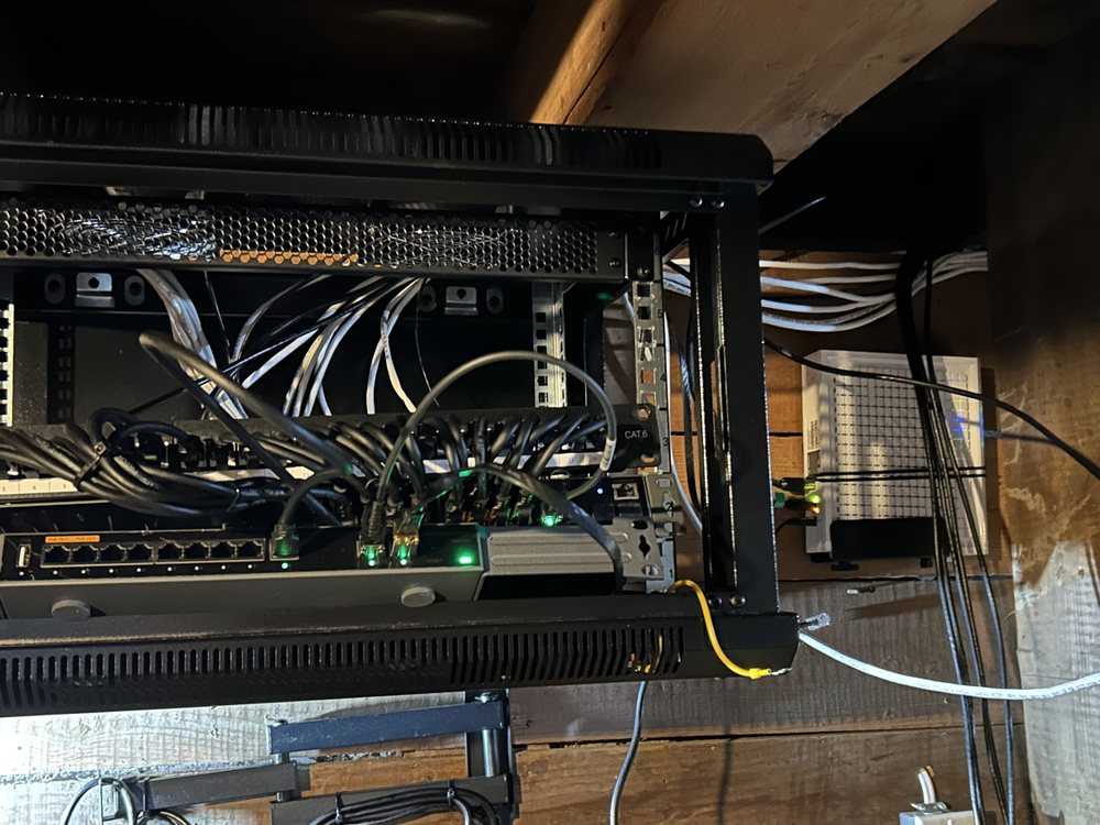 Structured cabling and switch configuration - recent job by Mike Cote Tech LLC